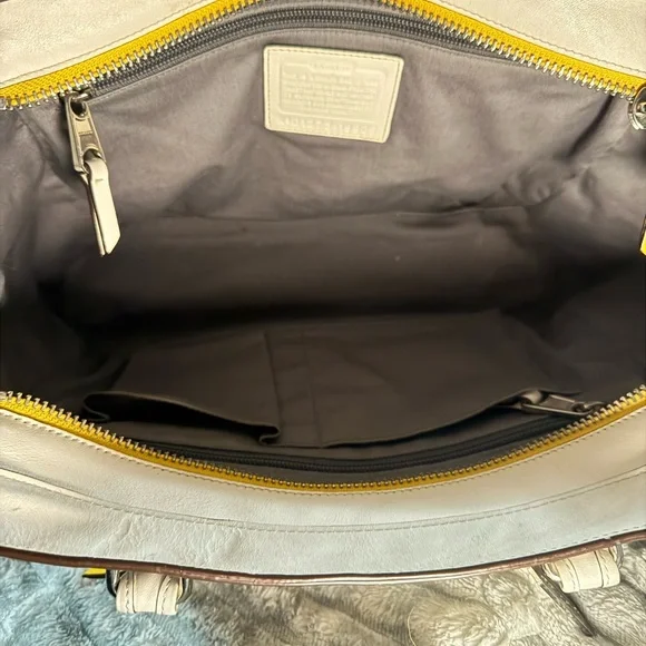 Coach | Bags | Coach Legacy Colorblock Leather Candace Medium Carryall ...